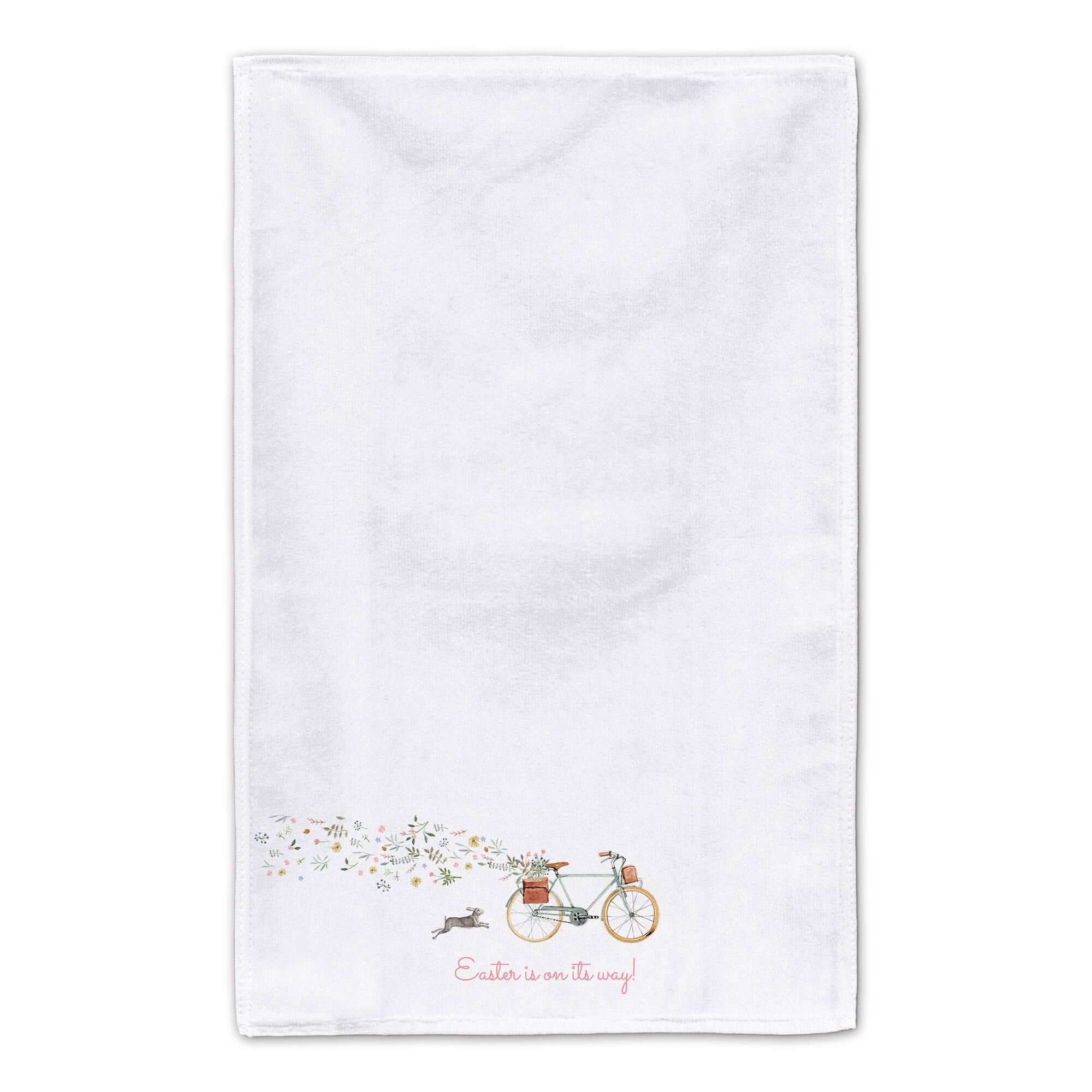 Easter Bike Tea Towel - Set of 2